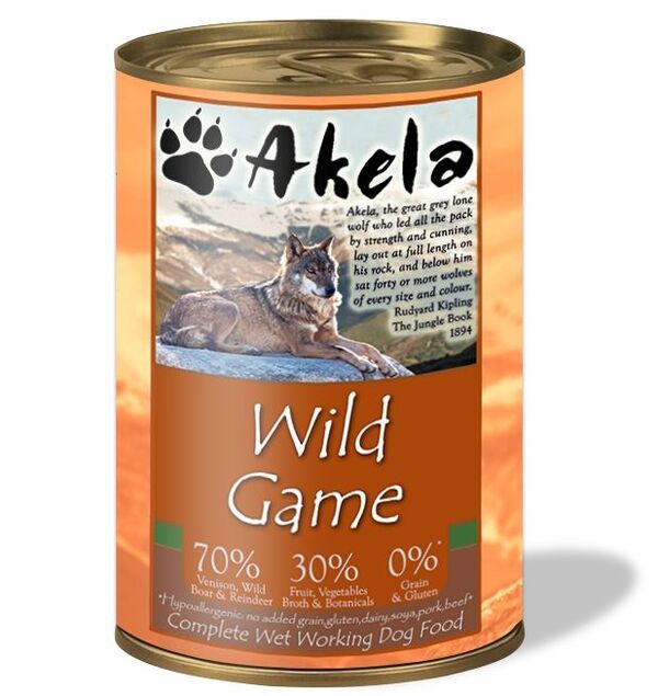 akela wild game recipe - mokra hrana za pse - divjacina