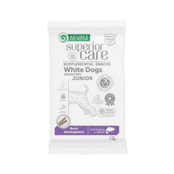 natures protection superior care brain development - priboljski za mlade bele pse za podporo mozganom - losos