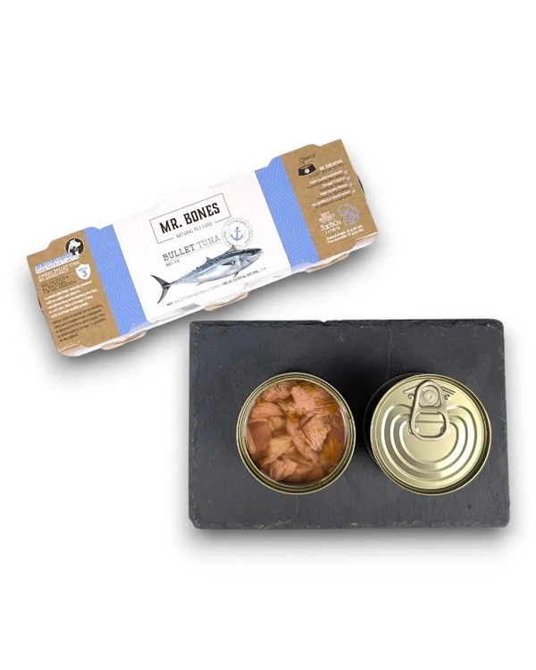 mr bones fresh topper cooked bullet tuna - omaka za obogatitev obroka - tuna