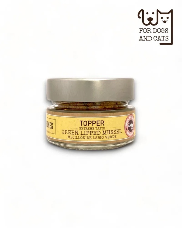 mr bones topper green lipped mussel - posip za obogatitev obroka - zelenousta skoljka