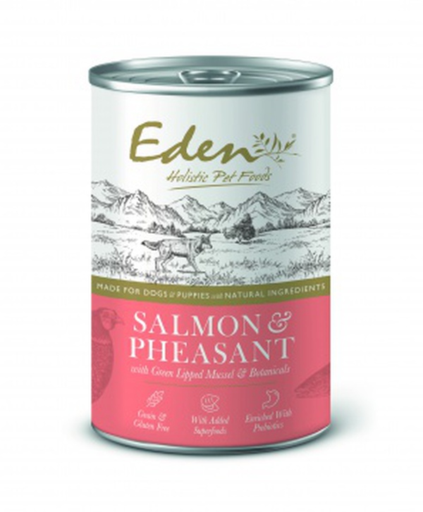 eden gourmet for dogs salmonapheasant - losos in fazan 400g